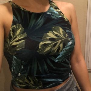 American Apparel Palm Crop Top